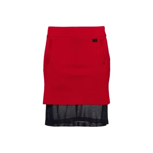 Wales Bonner Повседневные короткие юбки Женские Красный