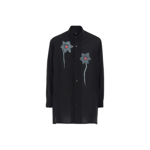 Yohji Yamamoto Черные Мужские Рубашки
