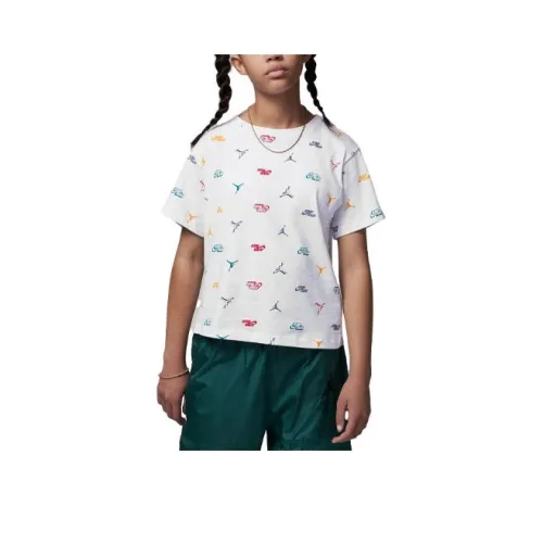 Jordan Air Jordan DNA Белый Kids T-рубашки