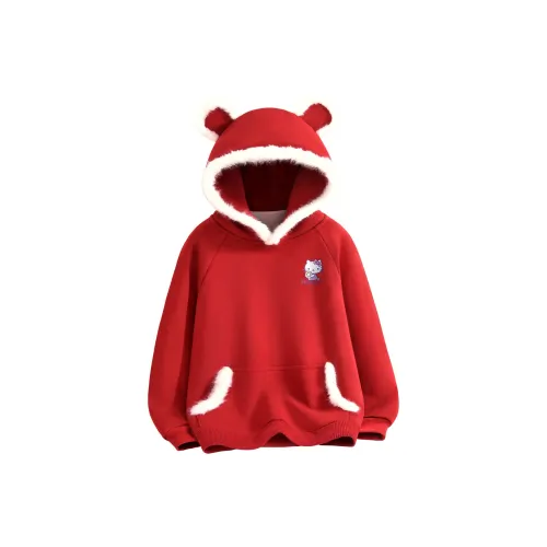 Hello Kitty Толстовка Гранат Красный для детей 3-7 лет