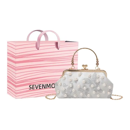 SEVENMOONS Ткань Сумка Женская Серебряный Золотой Розовый