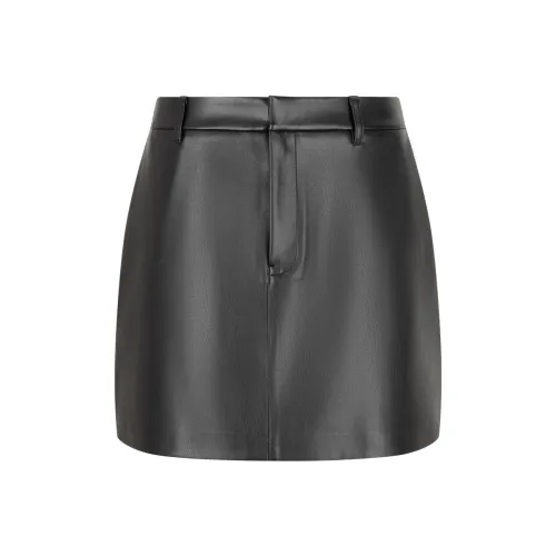 Calvin Klein BEH Космический черный Женские Повседневные короткие юбки