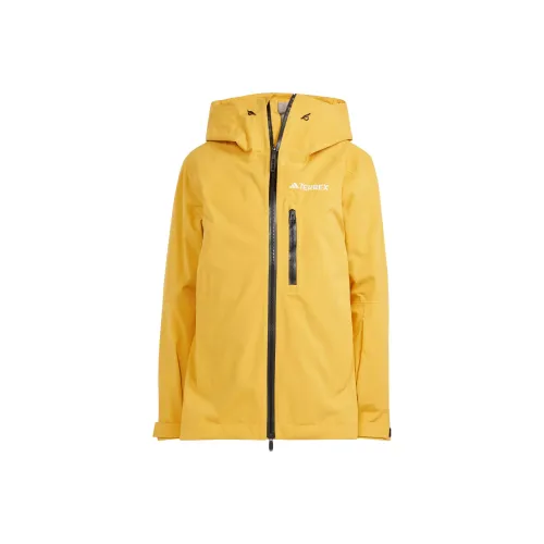 Adidas TERREX Абрикосовый желтый Женская лыжная куртка
