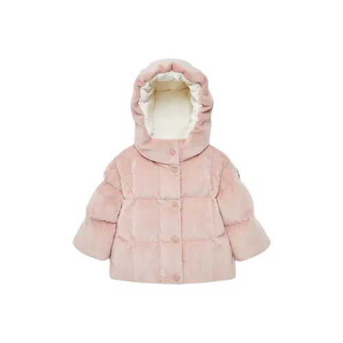 Moncler Хлопковый пуховик Розовый для малышей и детей дошкольного возраста