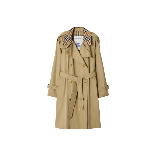 Burberry SS25 Тренчкот Женский Хаки