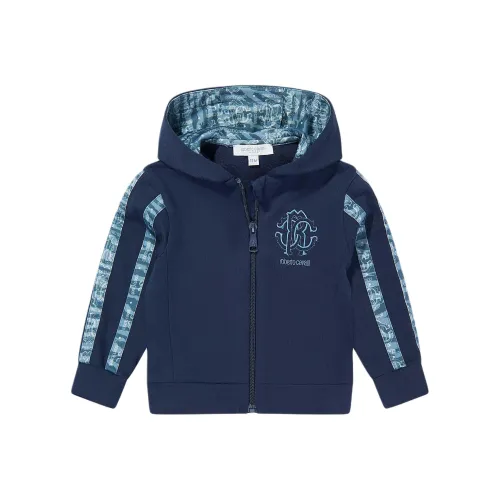 Roberto Cavalli Куртки и Пальто Синие для Малышей и Детей дошкольного возраста