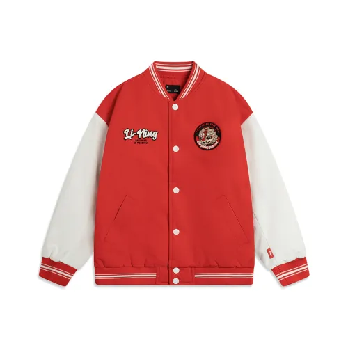 LINING YOUNG Хлопковый пуховик Sports Life Collection Вермильон Подростки