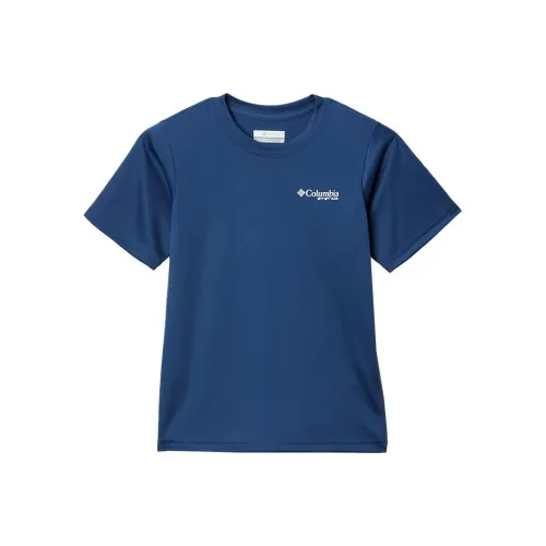Columbia PFG Terminal Tackle™ T-Shirt Детская Морской Синий