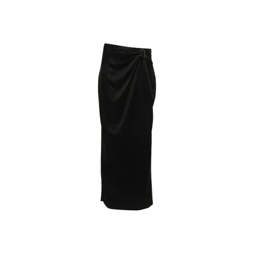 NANUSHKA SS24 Повседневная длинная юбка женская черная