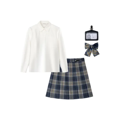 Tokyo Season White Peach Soda+Berlin Весна+Маленький Item Женские Униформа