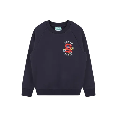 KENZO Темно-синий Kids Свитшоты