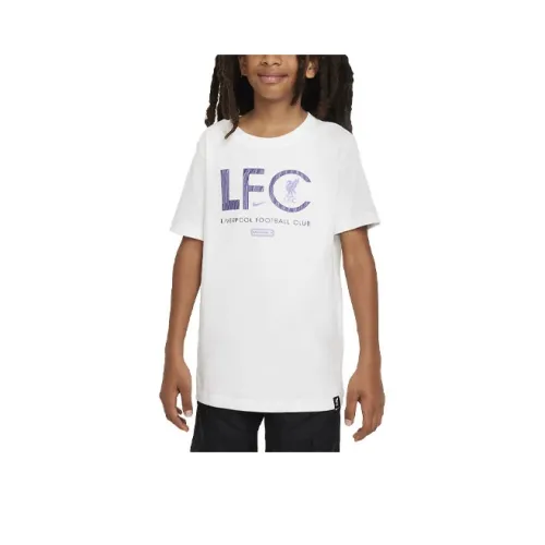 NIKE Liverpool Белая Детская футболка