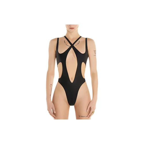 Mugler Черные Женские Ван-Пис Купальники