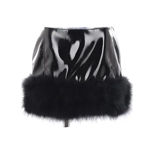 Blumarine Черная Женская Повседневная Короткая Юбка
