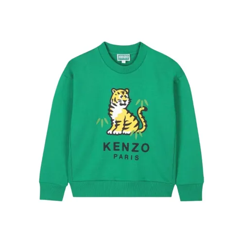 KENZO Ярко-зеленый Kids Толстовки