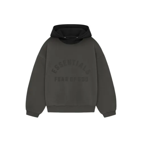 Fear Of God Essentials Толстовка SS24 Kids Нейлон Флис Толстовка Чернильно-черный Глубокий черный Глубокий черный Детский