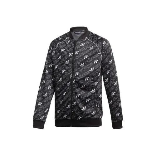 Adidas Originals Куртка J Trf M SST Черная Подростки