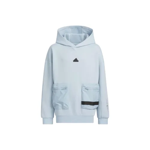 Adidas Толстовка CITY ESCAPE AEROREADY Hoodie Blue Baby