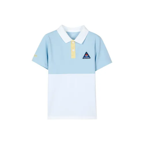 Skechers Hankou No. 2 Factory Joint Series Светло-небесно-голубой Kids T Рубашки