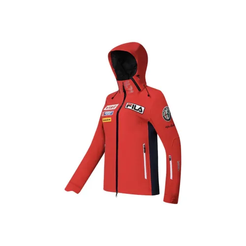 FILA RD Красный Женская лыжная куртка
