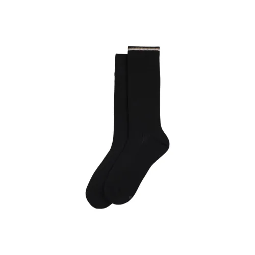 Hugo Boss Черные Мужские Носки до икры MID