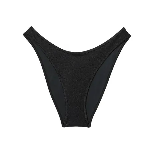 Victoria's Secret Розовый BY FRANKIES BIKINIS Golden Hour Бикини Низ BS Плавки Женские Черный