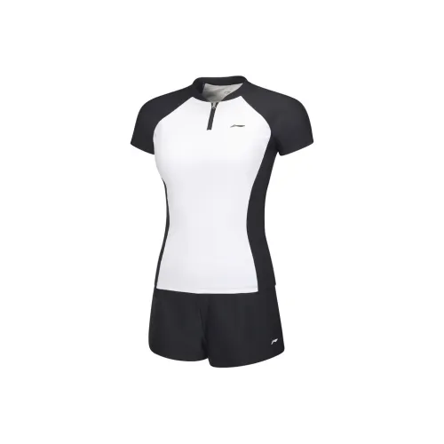 LINING Двухкомпонентный Купальник Женский Стандартный Белый Черный