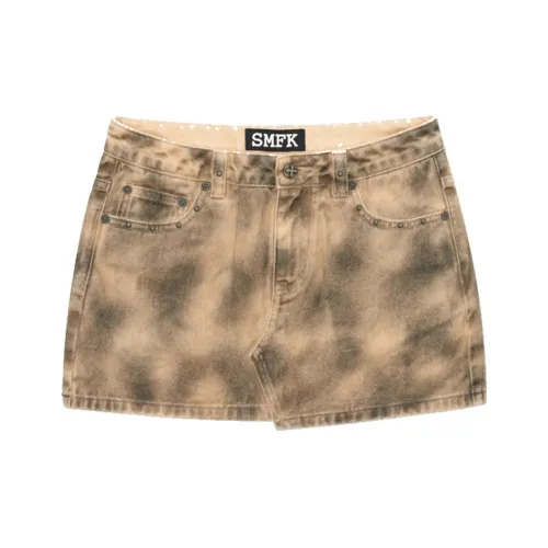 SMFK Джинсовые короткие юбки Женские