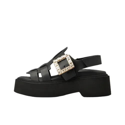 Roger Vivier VIV' Rangers one Ремень Сандалии Женские Черный