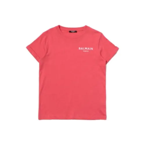 BALMAIN Red Kids Т-рубашки