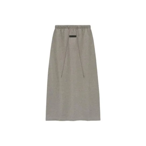 Fear Of God Essentials SS24 Длинный Юбка Heather GREY Повседневный Длинный Юбка Женская Heather Серый