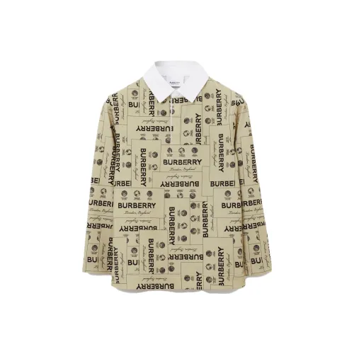 Burberry Бежевые Детские Рубашки T
