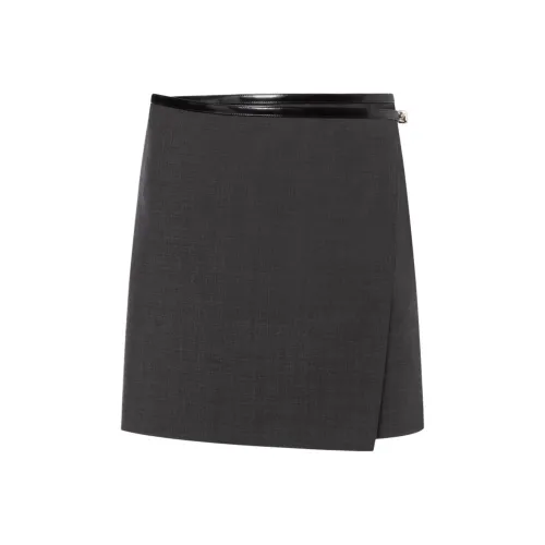 PHILOSOPHY DI LORENZO SERAFINI Повседневные короткие юбки Женские Серый