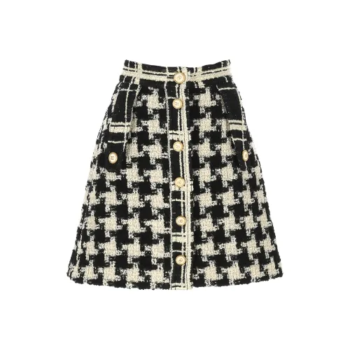 Valentino Повседневные короткие юбки Женские Черный