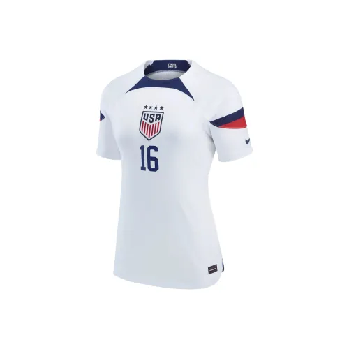 nike USWNT 2022 23 Stadium Дом Rose Lavelle Футбол Джерси Женские Белые
