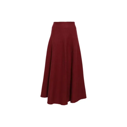 JIL SANDER Красный Женские Повседневные Длинные Юбки