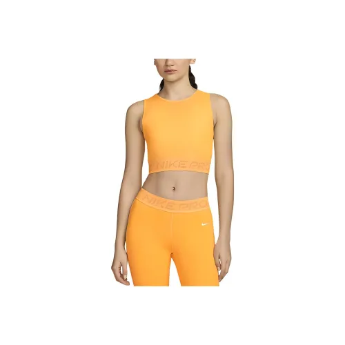 NIKE Золотой Женские Спортивные Майки Без Рукавов