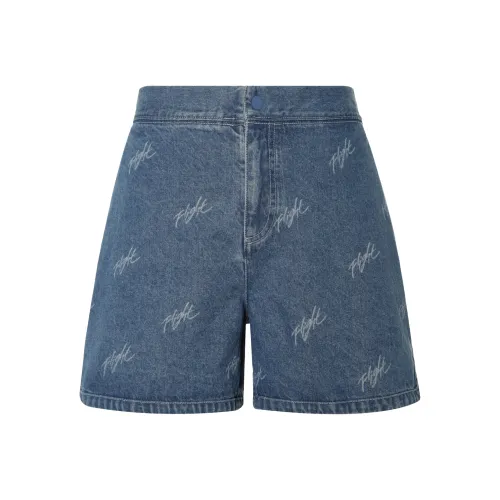 Джордан Джинсовые шорты Женские Каменный синий