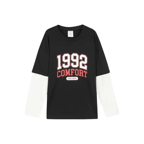 Skechers Угольный черный/0018 Kids T Рубашки