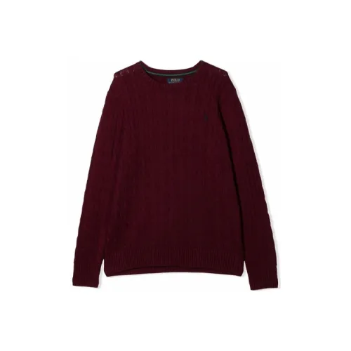 Polo Ralph Lauren Свитер Детская одежда SS23 Бургунди Малыш