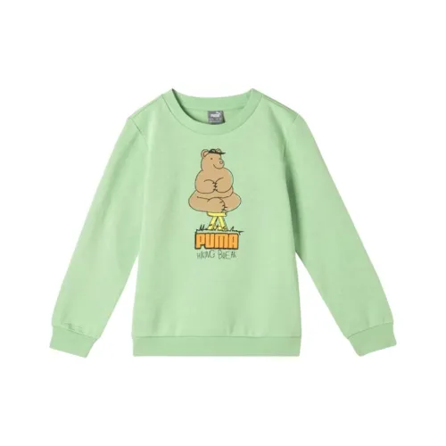 PUMA Толстовка Puma×Mardi Светло-зеленый для детей 3-7 лет