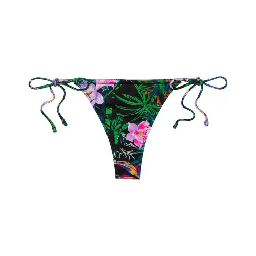 Victoria's Secret Mix Match STRING Стринг Бикини Низ BT Плавки Женские Черный Тропический