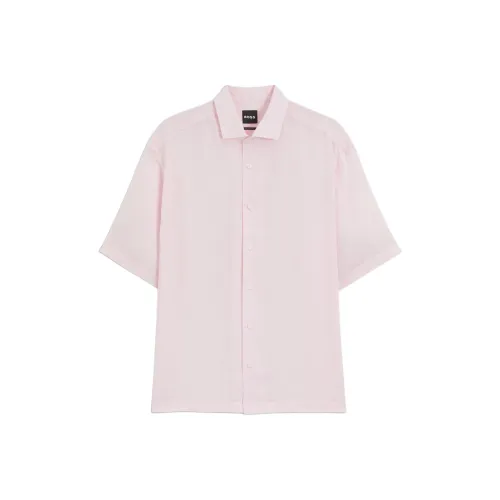 Hugo Boss x BECKHAM Рубашка Мужская Розовая