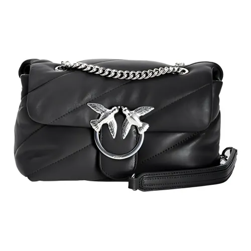 PINKO Пуш Овчина Ласточка Сумка Pillow Bag Сумка через плечо Маленькая Женская Темно-фиолетовая