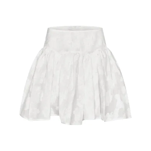 URBAN REVIVO Повседневные короткие юбки Женские Натуральный белый