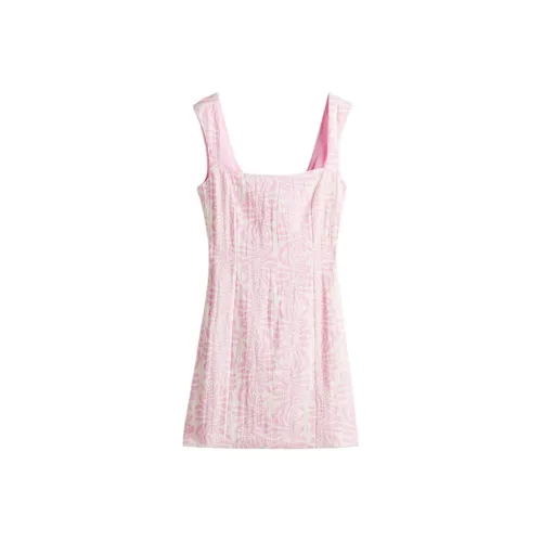 H&M Светло-розовый/Цветочный Женские Платья без рукавов