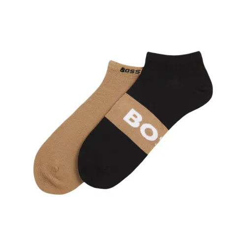 Hugo Boss Черные+Бежевые Мужские Носки