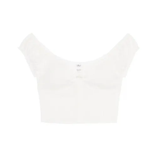 Victoria's Secret Розовый BY FRANKIES BIKINIS Marilyn Люверс BLOUSE WE Два Штуки Купальник Women's White