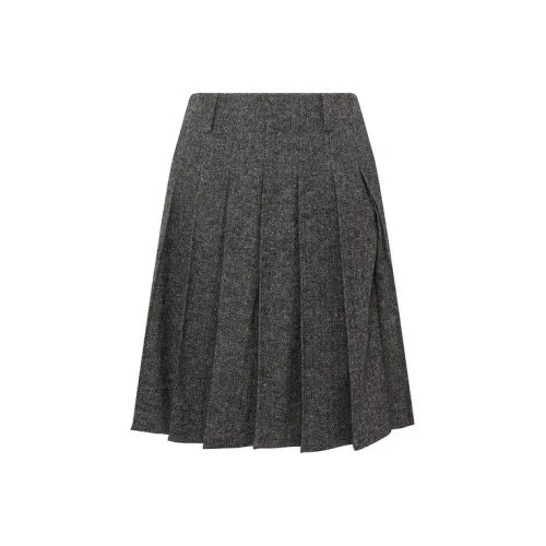 d'zzit Повседневные короткие юбки Женские Темно-серый
