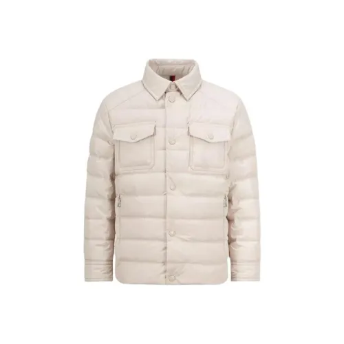 Moncler Куртки и Пальто Бежевый Детский